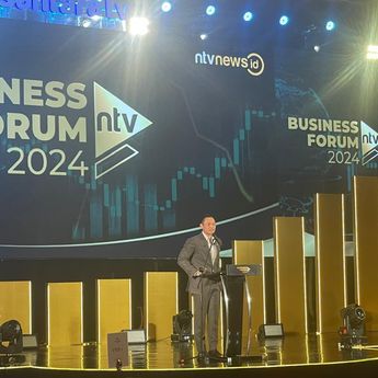 AHY Buka NTV Business Forum 2024, Singgung Amanah Prabowo Bangun Infrastruktur 5 Tahun Mendatang