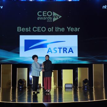 PT Astra International Indonesia Tbk Raih Penghargaan CEO of the Year di Ajang NTV CEO Awards 2024