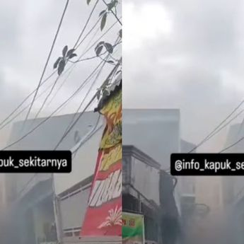 Kebakaran Hebohkan Perumnas Cengkareng, Asap Membumbung Tinggi