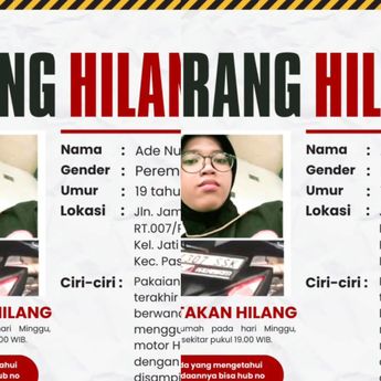 Info Orang Hilang! Perempuan Asal Pasar Minggu Sudah 5 Hari Tidak Pulang ke Rumah