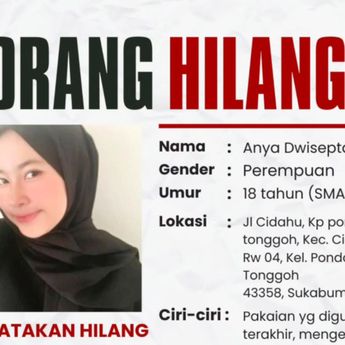 Info Orang Hilang! Siswi Cantik SMA Asal Sukabumi Dilaporkan Menghilang