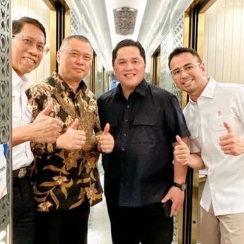 Raffi Ahmad Coba Direct Train Gambir-Tawang Bareng Erick Thohir dan Kemenhub