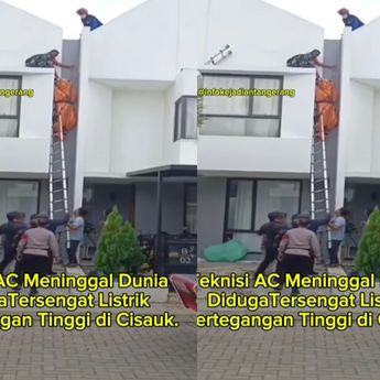 Teknisi AC Tewas Mengenaskan Usai Kesetrum di Atap Rumah