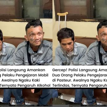 Berhasil Dibekuk, Begini Tampang Dua Pria Bertato Nekat Mau Memeras di Jalan