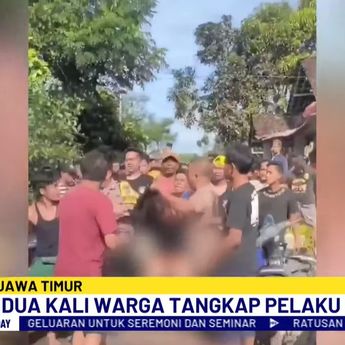 Nyaris Dibakar Hidup-hidup, Dua Pencuri Motor di Jember Babak Belur Dihajar Warga