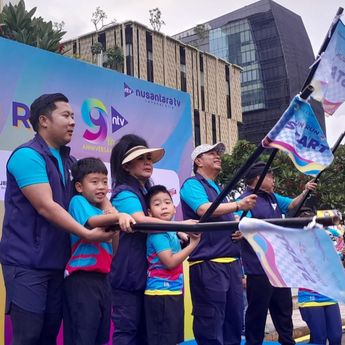 Nusantara TV Fun Run di CFD Berlangsung Meriah