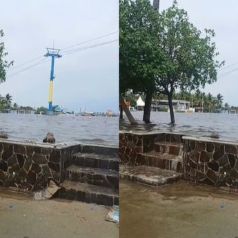 Ngerinya Jakarta Utara Dikepung Banjir Rob Akibat Kenaikan Tinggi Muka Air Laut