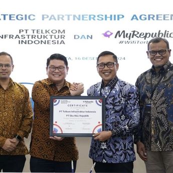 PT Telkom Infrastruktur Indonesia dan MyRepublic Jalin Kerja Sama Strategis Hadirkan Akses Internet Berkualitas di Indonesia