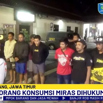 Dicokok Polisi saat Pesta Miras, 7 Remaja Dihukum Kumandangkan Azan