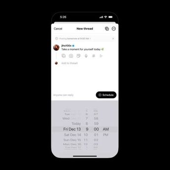 Threads Kembangkan Fitur Penjadwalan Postingan