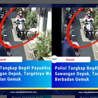 Gila! Pelaku Begal Payudara Kembali Beraksi di Depok, Incar Wanita Berbadan Gemuk