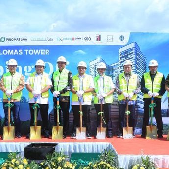 Capai Tahap Topping Off, Gedung Pulomas Tower Siap Sambut Fase Pembangunan Berikutnya