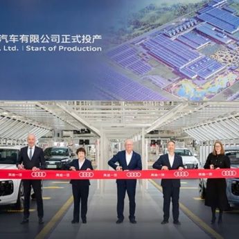 Fasilitas Produksi Audi-FAW NEV di China Mulai Produksi Massal Kendaraan Listrik