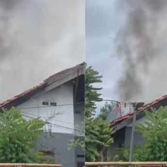 Kebakaran Hebat Melanda Rumah Warga di Cibadak Bogor