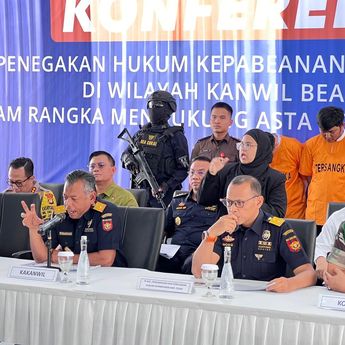 22 Juta Batang Rokok-Miras Ilegal Diamankan Bea Cukai, Rugikan Negara Rp21,5 M