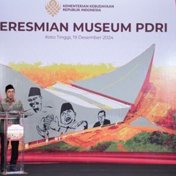 Resmikan Museum PDRI di Sumatera Barat, Menteri Kebudayaan Fadli Zon: Ikon Museum Sejarah di Indonesia