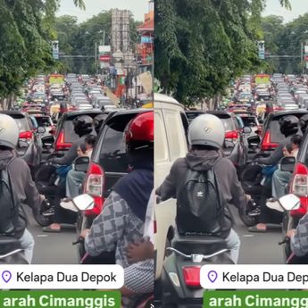 VIDEO: Kemacetan Parah di Depok Siang Hari Ini