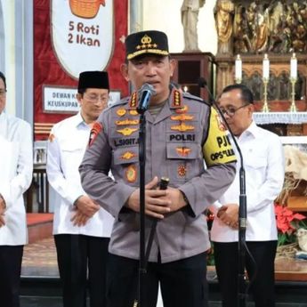 Kapolri Ajak Masyarakat Tingkatkan Persatuan di Momen Natal