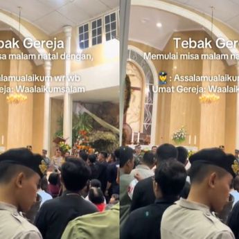 Momen Lucu saat Sambutan di Gereja, Diawali Assalamualaikum