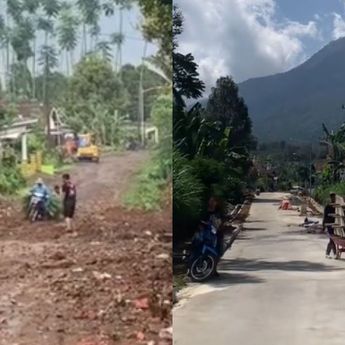 Viral Tukang Bakso Pakai Dana Pribadi Bangun Jalan Desa di Malang