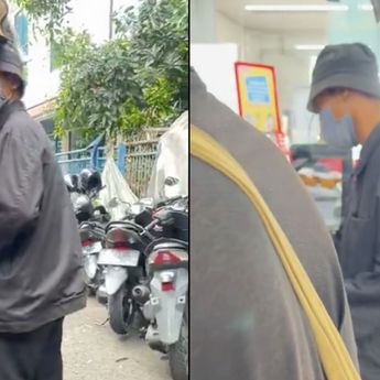 Viral Pengemis di Bogor Maksa Minta Uang, Berujung Kepergok Top Up Uang di Minimarket