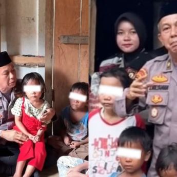 Sosok Kompol Jajang Mulyaman, Bantu 4 Anak yang Ditinggal Ibu di Banten