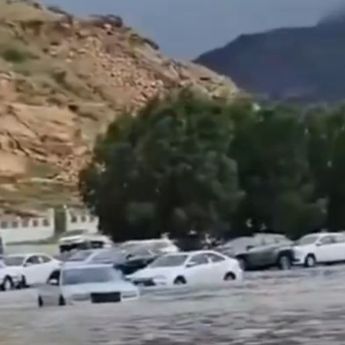 Kondisi Terkini Banjir di Arab Saudi