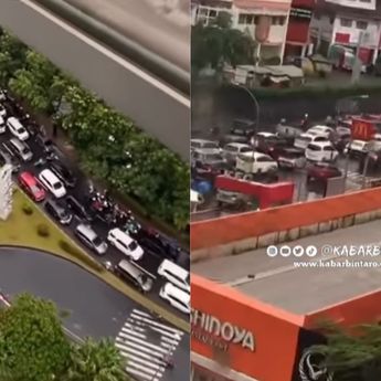 Kemacetan Panjang di Jalan Bintaro Utama 3 Kamis Pagi