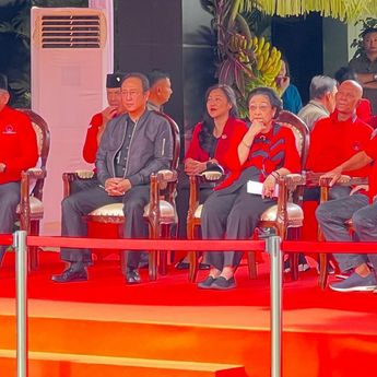 Megawati di HUT PDIP: Terima Kasih Presiden Prabowo