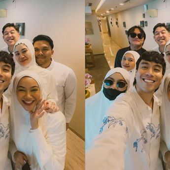 Potret Mahalini Pakai Hijab Pertama Kali Usai Mualaf, Berangkat Umrah Bareng Rizky Febian