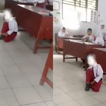 SPP Nunggak, Murid SD Ini Disuruh Belajar di Lantai