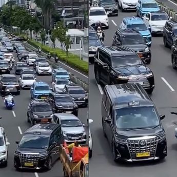 Terkuak Sosok Pengawal Mobil RI 36 yang Tunjuk-tunjuk Taksi Alphard