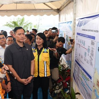 Menko AHY Sebut Bendungan Terbesar Ketiga di RI Ini Hasilkan Listrik 318 Megawatt