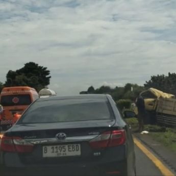 Truk Kecelakaan di Tol Merak, 1 Orang Tewas Mengenaskan