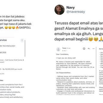 Viral Iklan Loker Admin Judol yang Berkedok Customer Service di Jobstreet