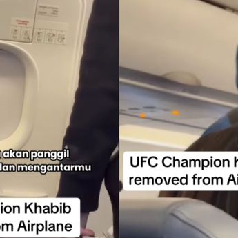 Diduga Gegara Muslim dan Duduk di Kursi Darurat, Juara Dunia UFC Khabib Nurmagomedov Dikeluarkan dari Pesawat