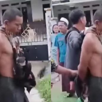 Apes! Maling Ayam di Karawang Diarak Warga