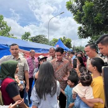 Wapres Gibran Kunjungi Korban Kebakaran Kemayoran, Berikan Bantuan dan Dukungan