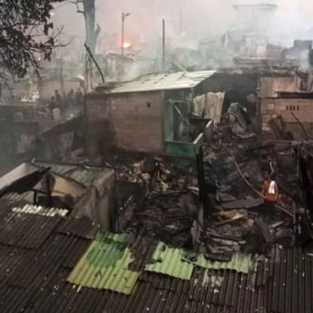 Kebakaran Hebat di Kemayoran, 500 Rumah Hangus Terbakar