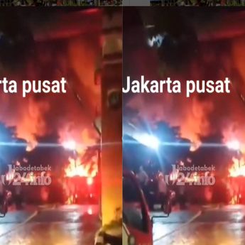 Kebakaran Mengerikan Melanda Perumahan di Kemayoran