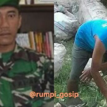 Kisah Anggota TNI Nyambi Jadi Tukang Sampah Demi Cukupi Kebutuhan