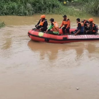 Jaenudin Tenggelam di Sungai Ciberes, Jasadnya Belum Ditemukan