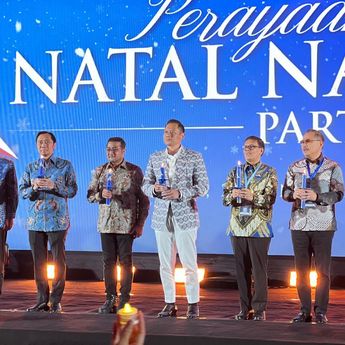 Hadiri Perayaan Natal Demokrat, AHY: Mungkin Hanya di RI Semua Agama Bisa Tenang