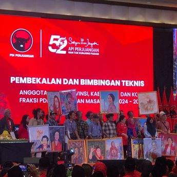 Ada Puisi di Lukisan Tentang Megawati, Ini Petikan Isinya