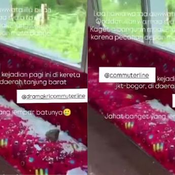 KRL Jakarta-Bogor Dilempari Batu saat Melintas di Tanjung Barat