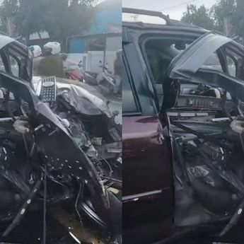 Kecelakaan Mengerikan di Indramayu, Mobil Pribadi Ringsek Adu Banteng dengan Truk