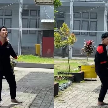 Momen Santai Agus Buntung di Lapas Lombok: Joget-joget sambil Makan Roti