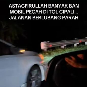 Banyak Mobil Pecah Ban Akibat Lubang di Tol Cipali, Pengelola Siap Ganti Rugi