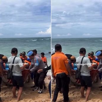 VIDEO: Rombongan Siswa SMP Terseret Ombak di Pantai Gunungkidul, 3 Orang Tewas