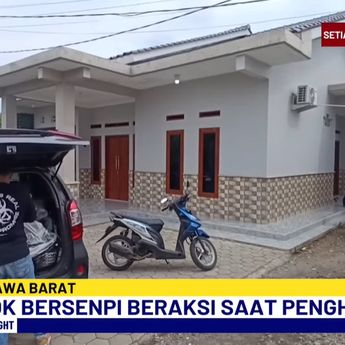 Komplotan Rampok Bobol Rumah Polisi di Depok, Terekam CCTV